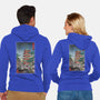 Time Machine In Japan-unisex zip-up sweatshirt-DrMonekers