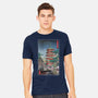 Time Machine In Japan-mens heavyweight tee-DrMonekers