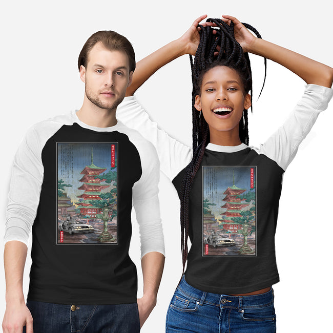 Time Machine In Japan-unisex baseball tee-DrMonekers