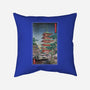 Time Machine In Japan-none removable cover w insert throw pillow-DrMonekers