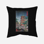 Time Machine In Japan-none removable cover throw pillow-DrMonekers