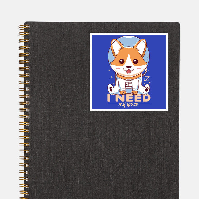 I Need My Space-none glossy sticker-Alundrart