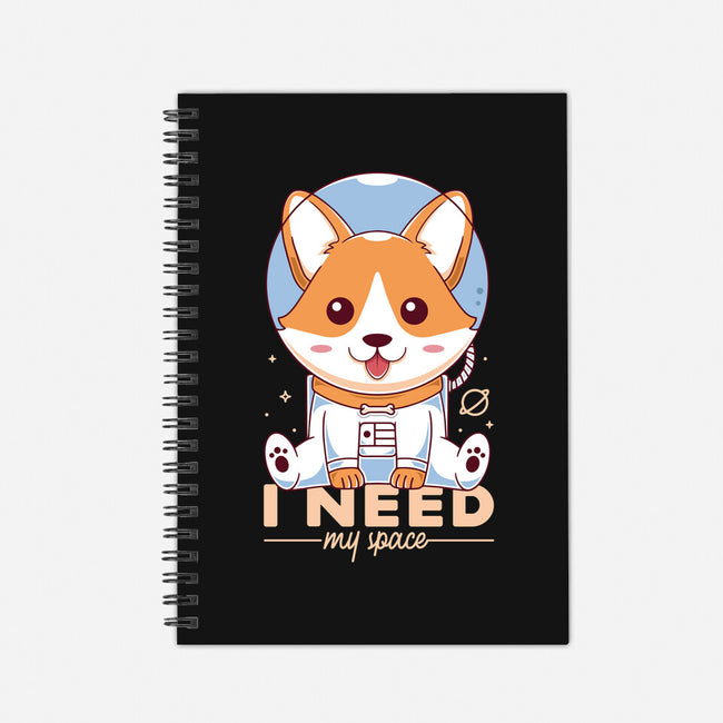 I Need My Space-none dot grid notebook-Alundrart