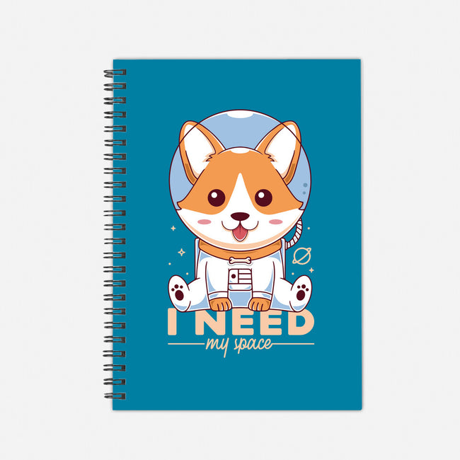 I Need My Space-none dot grid notebook-Alundrart