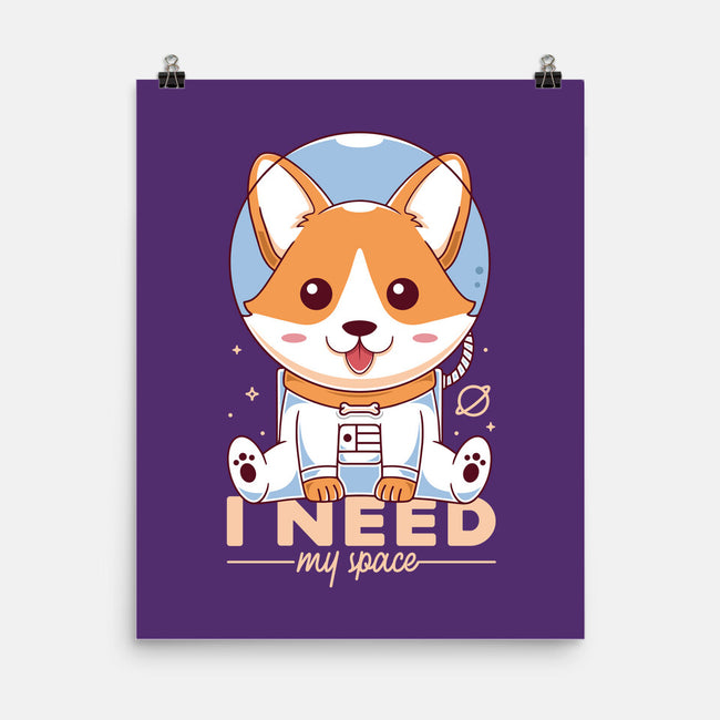 I Need My Space-none matte poster-Alundrart
