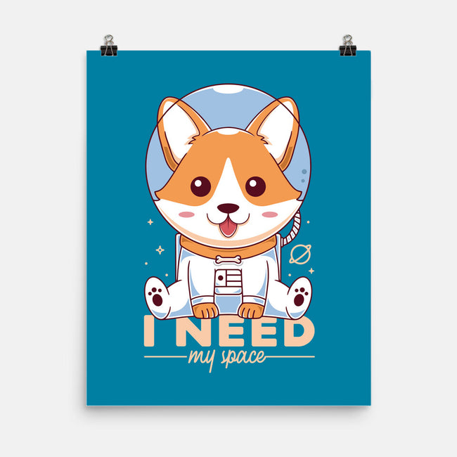 I Need My Space-none matte poster-Alundrart