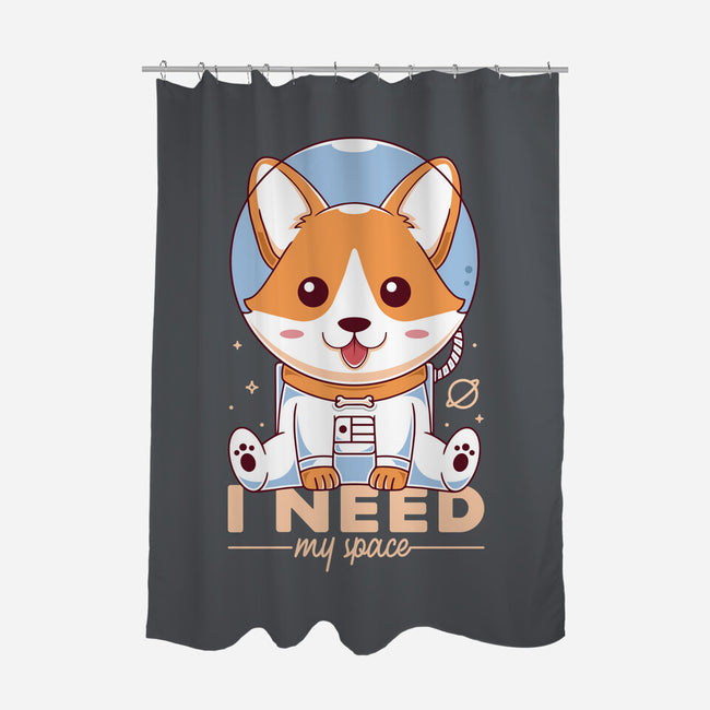 I Need My Space-none polyester shower curtain-Alundrart