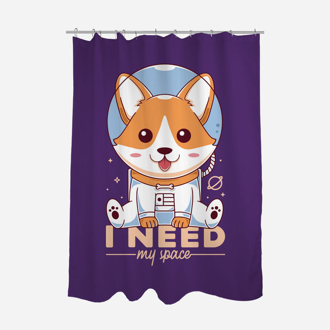 I Need My Space-none polyester shower curtain-Alundrart