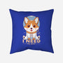 I Need My Space-none non-removable cover w insert throw pillow-Alundrart