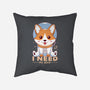 I Need My Space-none removable cover w insert throw pillow-Alundrart