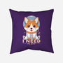 I Need My Space-none removable cover w insert throw pillow-Alundrart