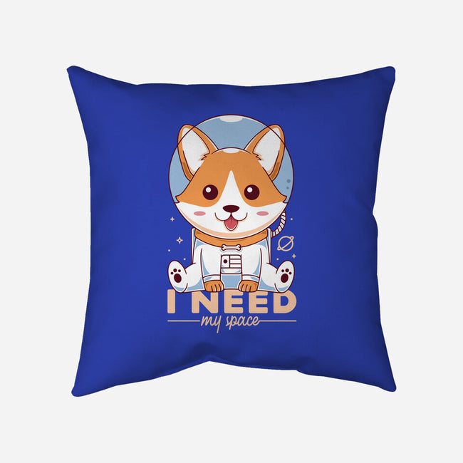 I Need My Space-none removable cover w insert throw pillow-Alundrart