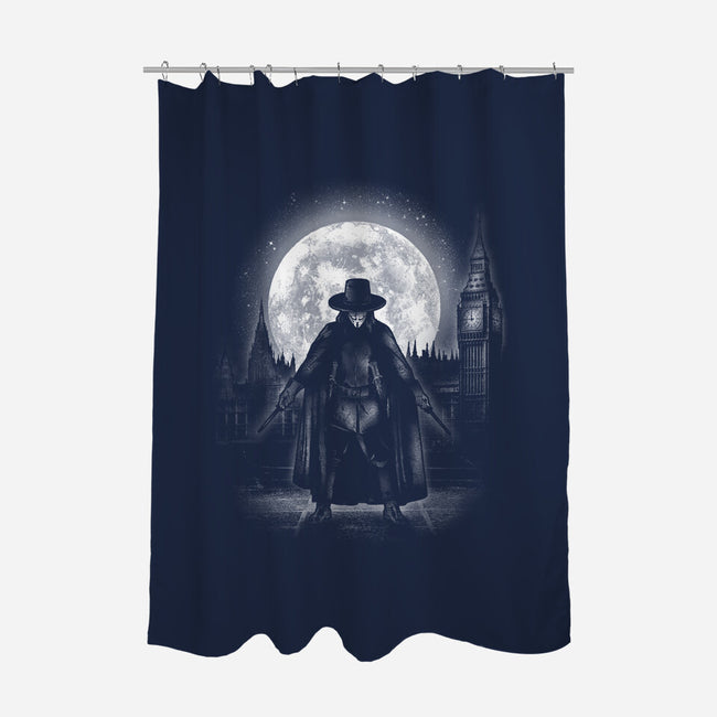 Moonlight Revolution-none polyester shower curtain-fanfreak1