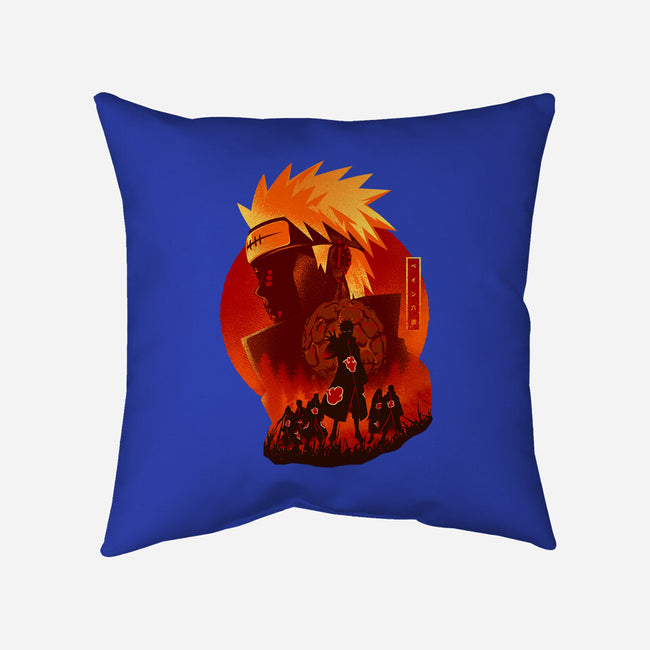 Six Paths Of Pain-none removable cover throw pillow-hypertwenty