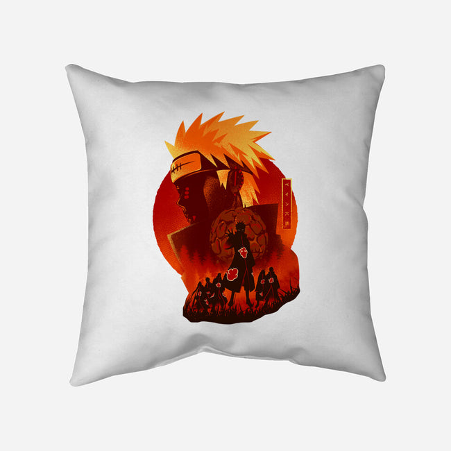 Six Paths Of Pain-none removable cover throw pillow-hypertwenty