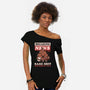 Live Breaking News-womens off shoulder tee-eduely