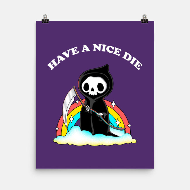 Have A Nice Die-none matte poster-retrodivision