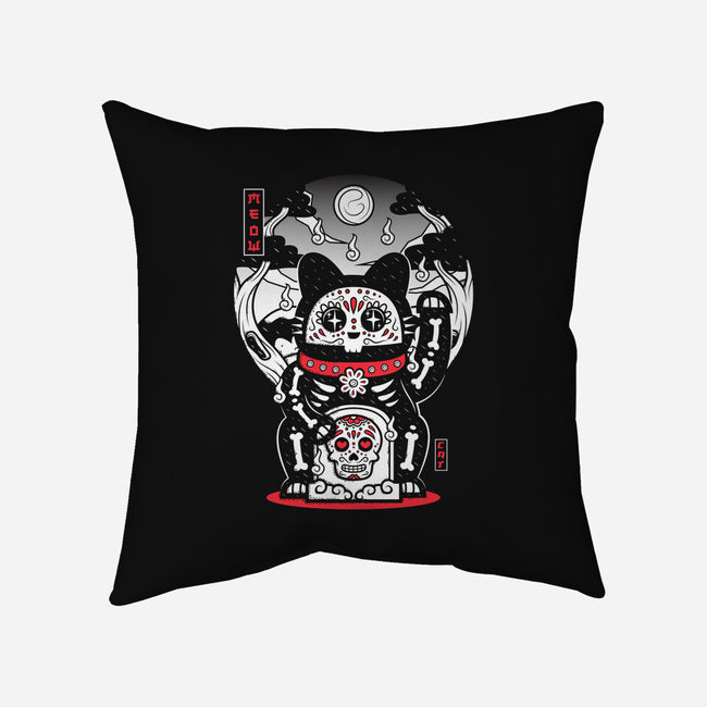 Dead Cat-none removable cover w insert throw pillow-krisren28