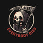 Everybody Dies-womens racerback tank-eduely