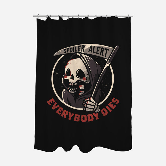 Everybody Dies-none polyester shower curtain-eduely