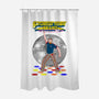 Saturday Night Beard-none polyester shower curtain-MarianoSan