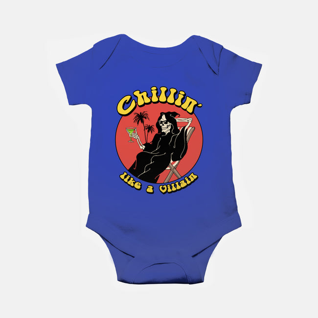 Chillin' Like A Villain-baby basic onesie-vp021