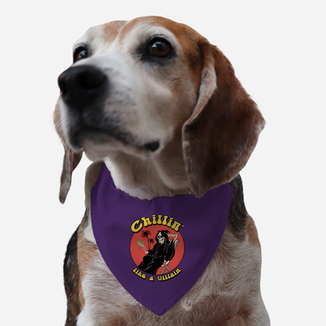Chillin' Like A Villain-dog adjustable pet collar-vp021