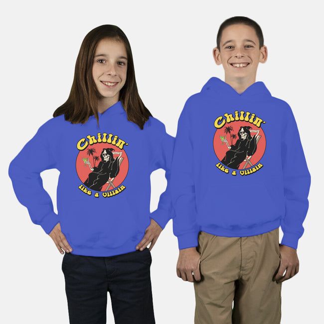 Chillin' Like A Villain-youth pullover sweatshirt-vp021