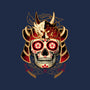 Samurai Calavera Skull-none glossy sticker-NemiMakeit