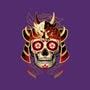 Samurai Calavera Skull-none stretched canvas-NemiMakeit