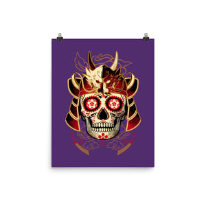 Samurai Calavera Skull