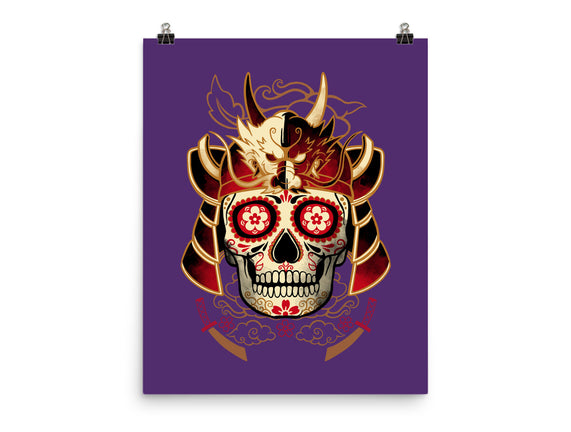 Samurai Calavera Skull