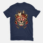 Samurai Calavera Skull-womens basic tee-NemiMakeit