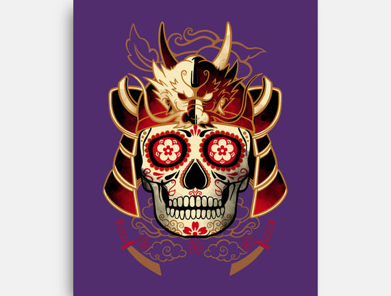 Samurai Calavera Skull