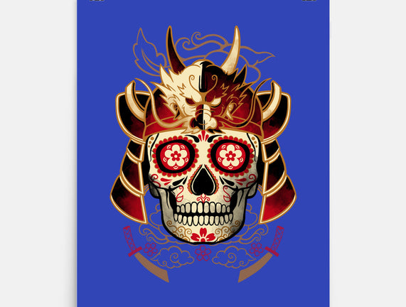 Samurai Calavera Skull