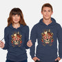 Samurai Calavera Skull-unisex pullover sweatshirt-NemiMakeit