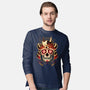 Samurai Calavera Skull-mens long sleeved tee-NemiMakeit