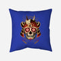 Samurai Calavera Skull-none removable cover throw pillow-NemiMakeit