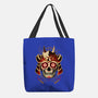 Samurai Calavera Skull-none basic tote-NemiMakeit