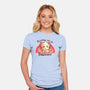 Everything will be Pawright-womens fitted tee-TechraNova
