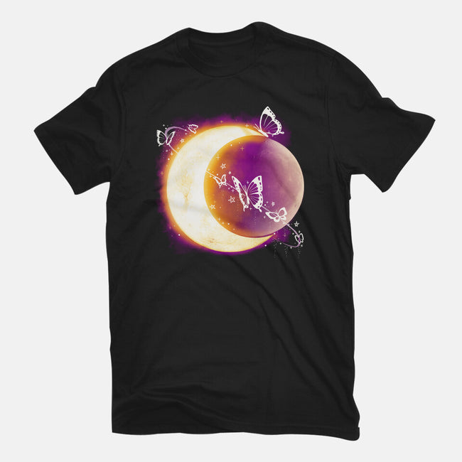 Space Moon-womens basic tee-Vallina84