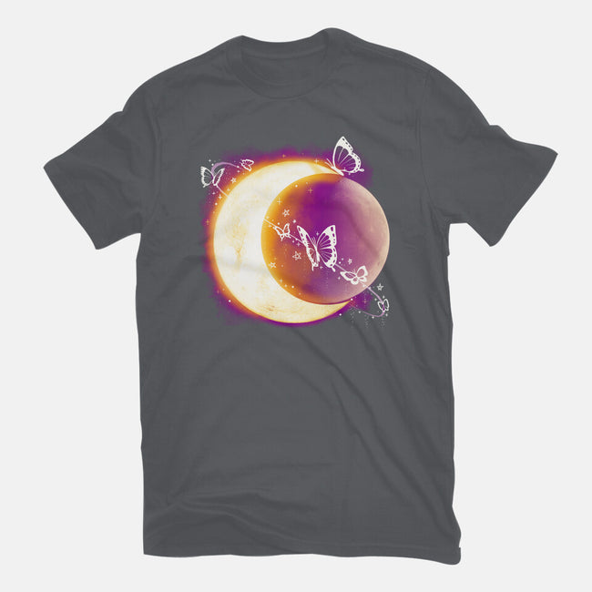 Space Moon-womens basic tee-Vallina84