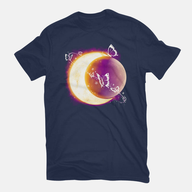 Space Moon-womens basic tee-Vallina84