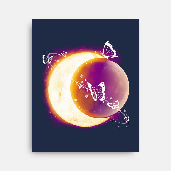 Space Moon-none stretched canvas-Vallina84