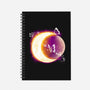 Space Moon-none dot grid notebook-Vallina84