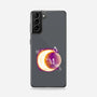 Space Moon-samsung snap phone case-Vallina84