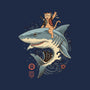 Catana Shark-womens v-neck tee-vp021