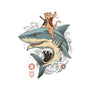 Catana Shark-womens v-neck tee-vp021