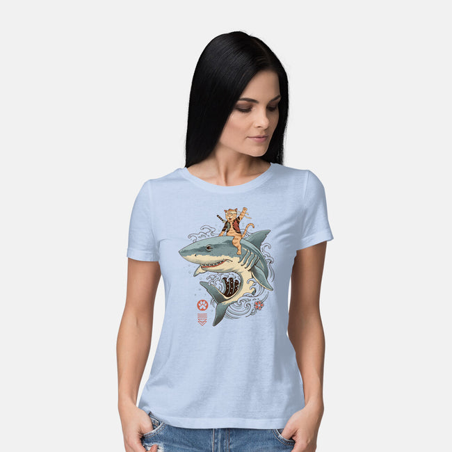 Catana Shark-womens basic tee-vp021