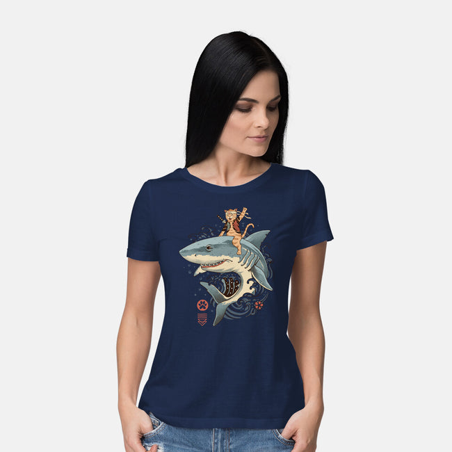 Catana Shark-womens basic tee-vp021